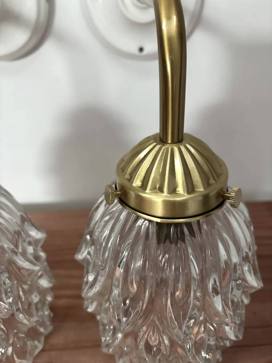Pair of vintage wall sconces