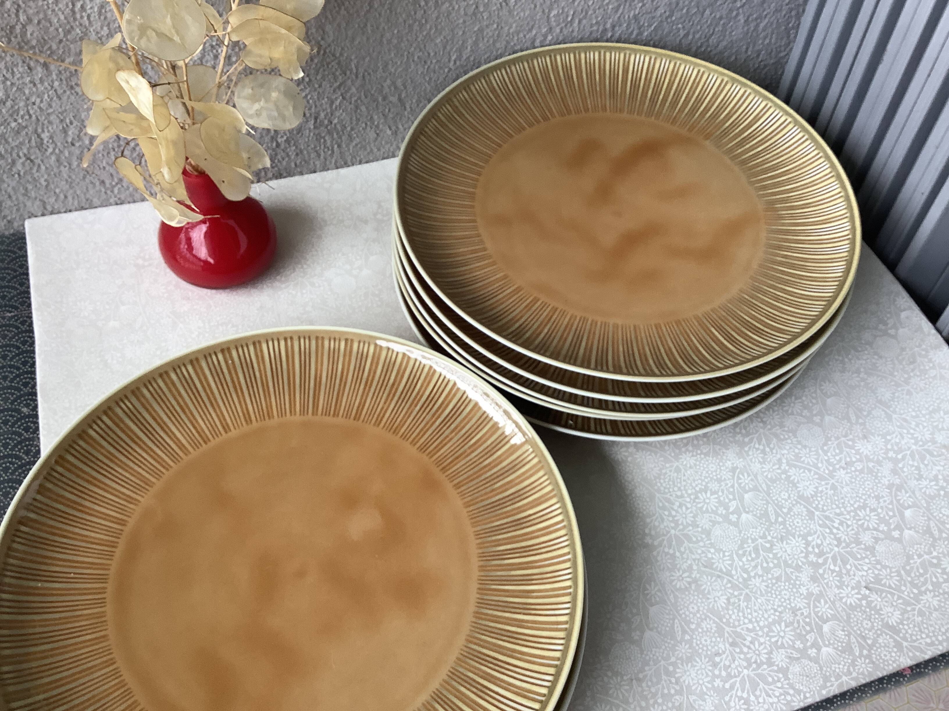 Hutschenreuther Germany plates - contemporary design - 26 cm