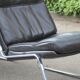 Paire de fauteuils Lange Drabert en cuir 1970