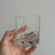 6 octagonal glasses, thick translucent glass, perfect for whiskey