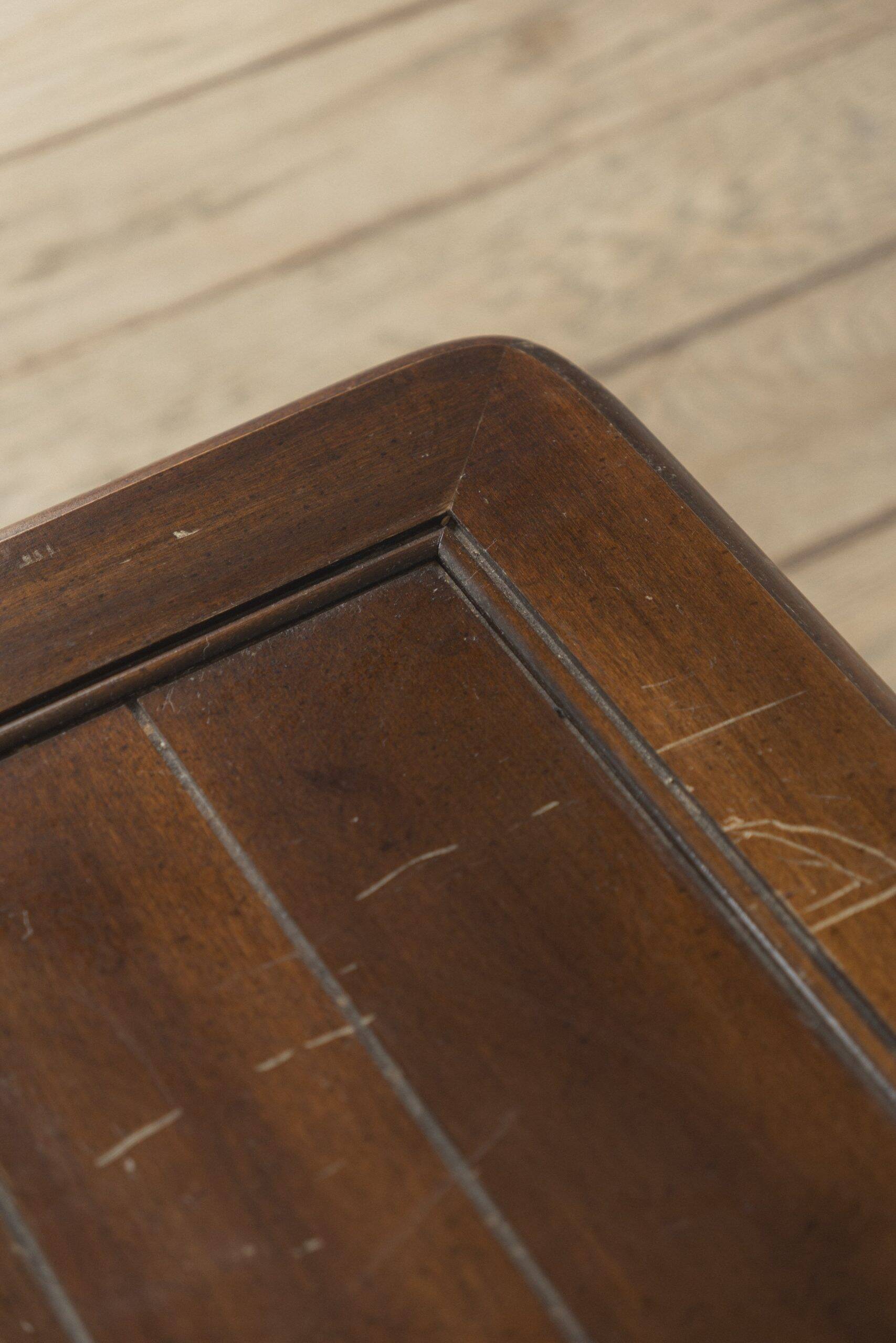 Dark stained wood, coffee table