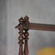 Vintage wall shelf, wooden furniture, living room, kitchen