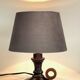 Lampe bougeoir bois vintage