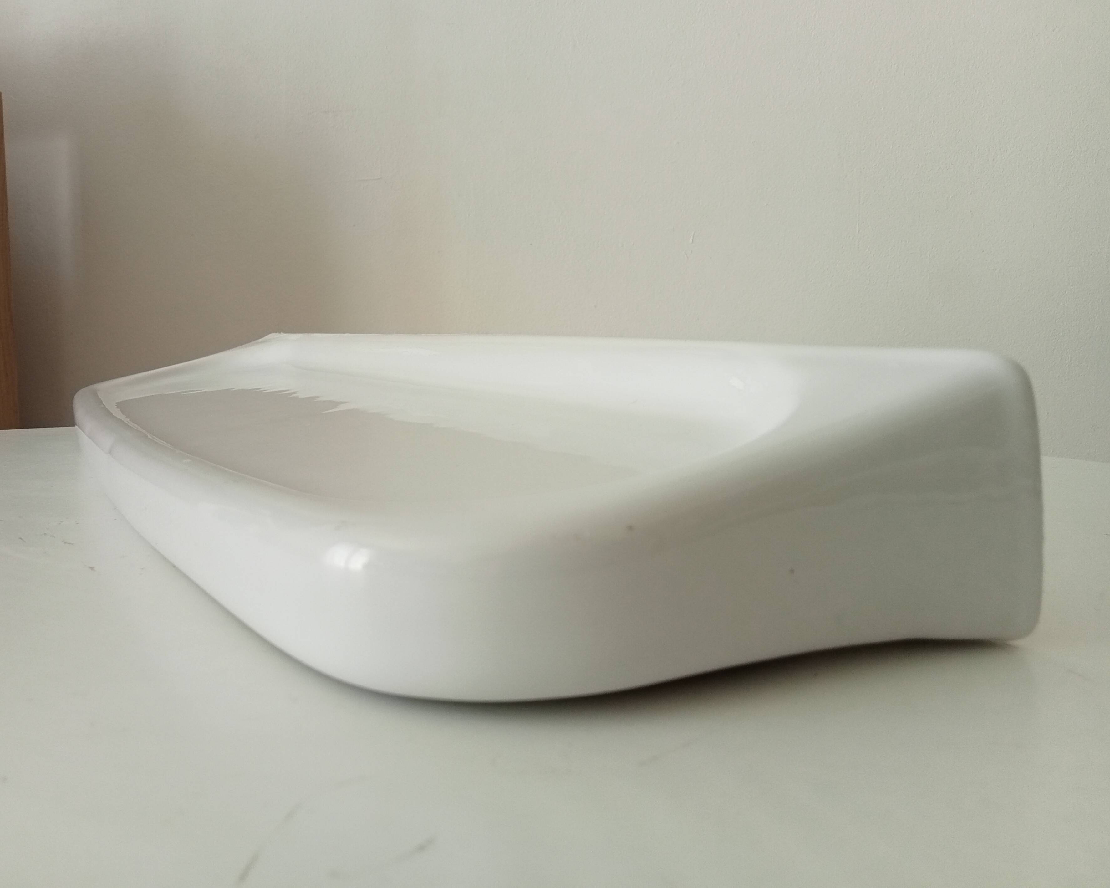 Vintage porcelain wall shelf