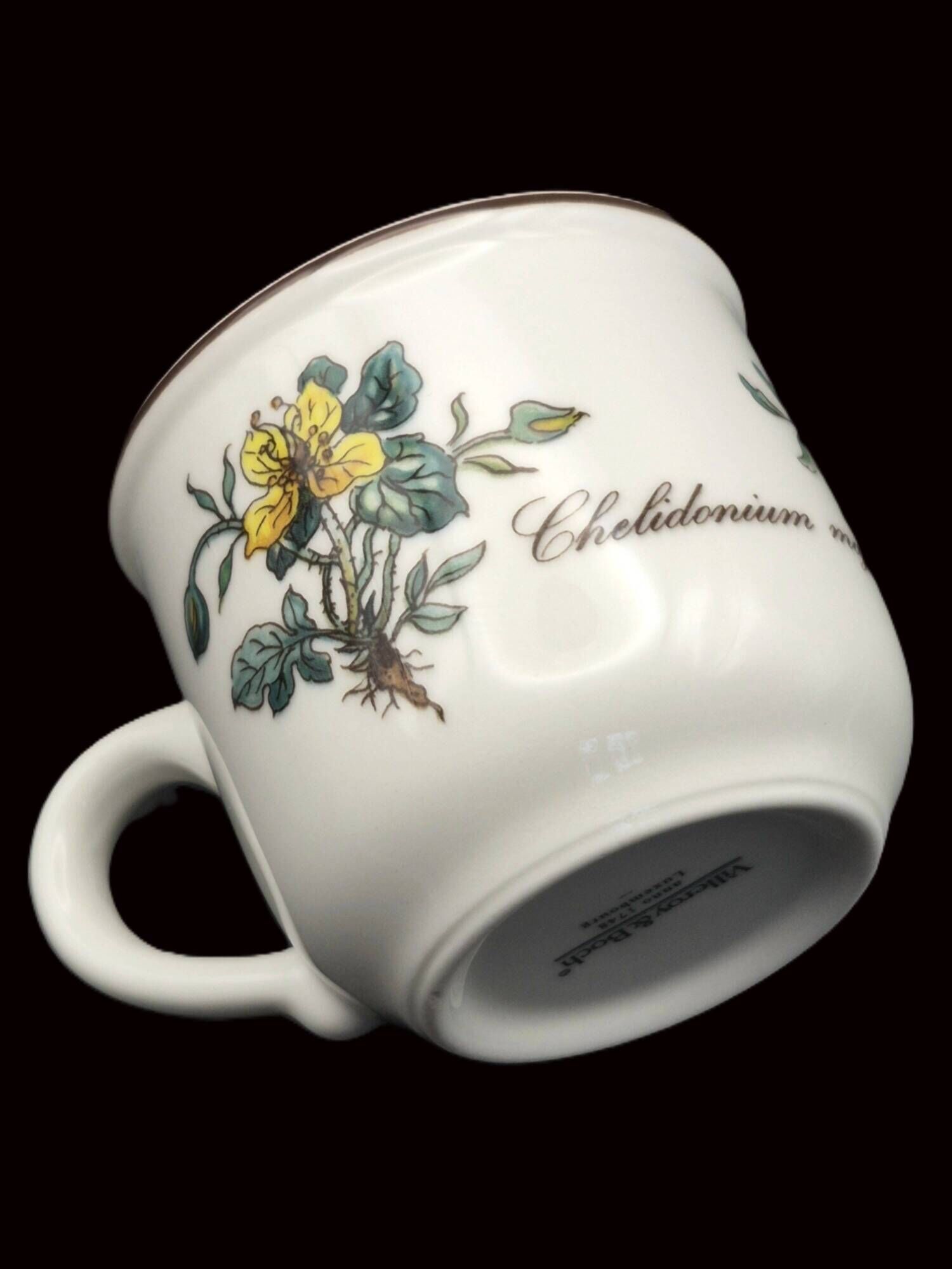 Set of 6 coffee cups and saucers Villeroy & Boch, vintage, Botanica