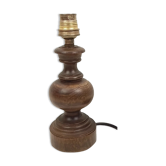 Wooden lamp foot