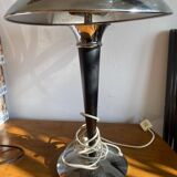 Unique Dakapo lamp. Ikea chrome art deco table lamp from the 1980s.