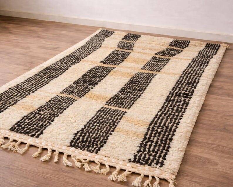 Tapis berbère fait main sur mesure authentique 150/250 cm