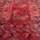 Ancient carpet turkmen ersari afghan 137x203 cm