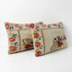 Set of 2 vintage kilim cushion covers 41x61 cm
