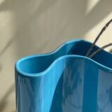 Biomorphic ceramic vase