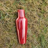 Red Art Deco Ceramic Vase Vierzon Louis Gueule