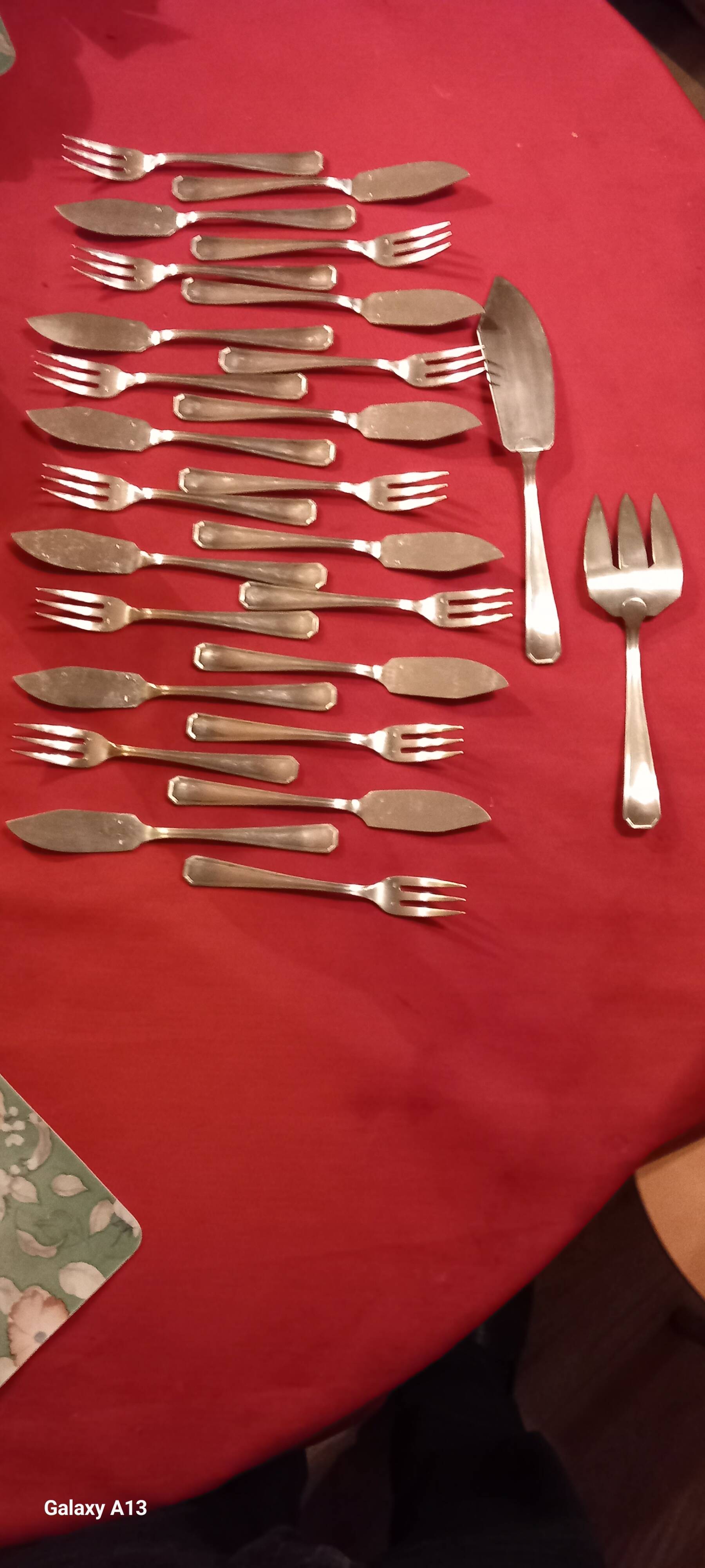 SILVER METAL FISH CUTLERY FRIONNET François