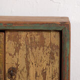 Antique wabi sabi style low cabinet (c.1900)