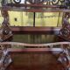 Napoleon III mahogany support cabinet