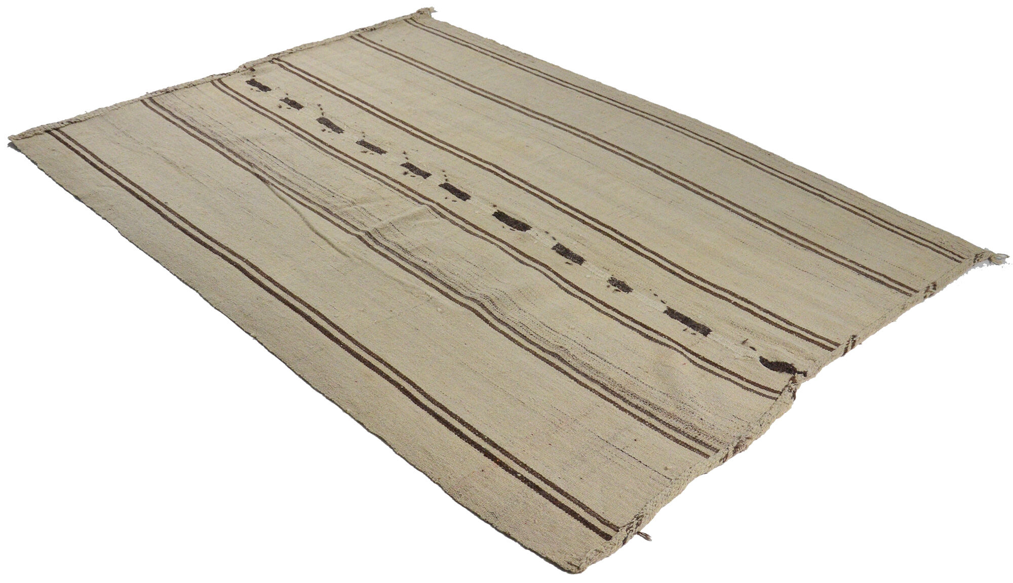 Anatolian handmade kilim rug 268 cm x 189 cm