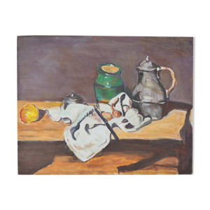 Huile sur toile nature