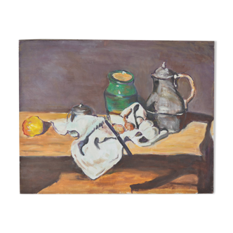 Oil on canvas still life