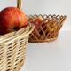 Vintage rattan baskets