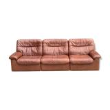 DS-66 Sofa in brown leather – 3-seater – Swiss vintage design