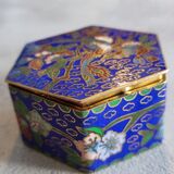 Boîte à bijoux en émail cloisonné