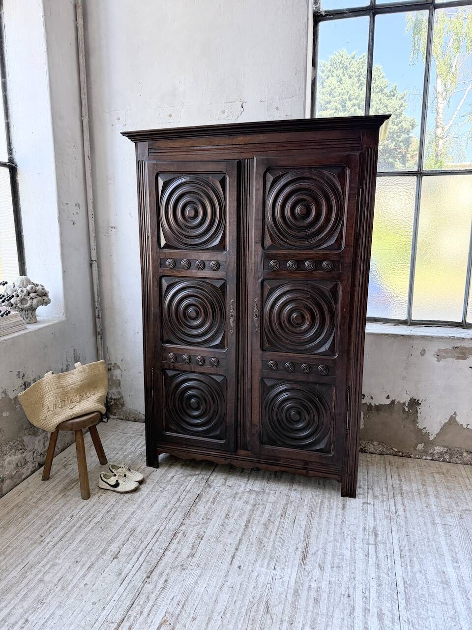 Oak wardrobe "Basque" Dudouyt