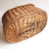 Old rattan basket