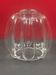 Molded glass pendant lampshade circa 1960
