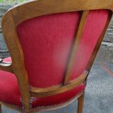 Pair of Louis XV style armchairs
