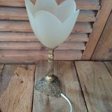 Art deco lamp living room bronze tulip glass paste orange dp 1122201