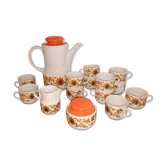 Service à café des années 70 porcelaine Bavaria