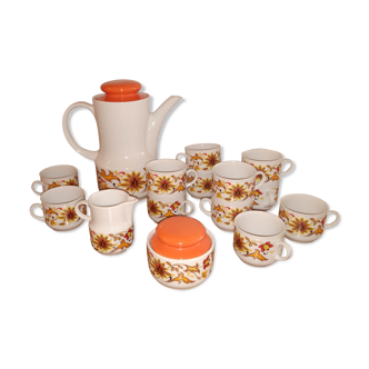 Coffee service of the 70s Bavaria porcelain