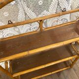 Rattan shelf