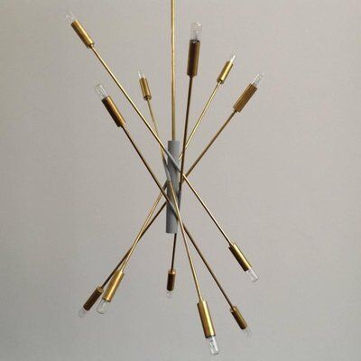 Sputnik chandelier by Stilnovo, Italy, 1958