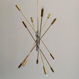 Sputnik chandelier by Stilnovo, Italy, 1958