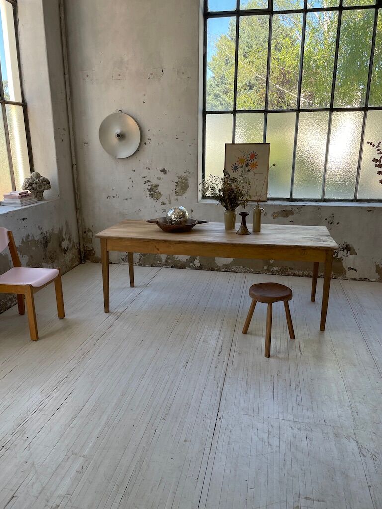 Oak and pine farm table 2m