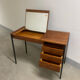 Scandinavian desk in teak & metal 1960s
