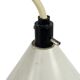 Lampe à pendentif conique minimaliste vintage - style billard Louis Poulsen - années 70