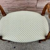Small neo-classical castle bench LOUIS XV style 1920