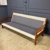 Vintage Danish three-seater sofa