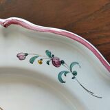 Decorative plate signed YR