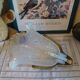 Antique Art Deco wall sconce in opalescent glass, Ezan France