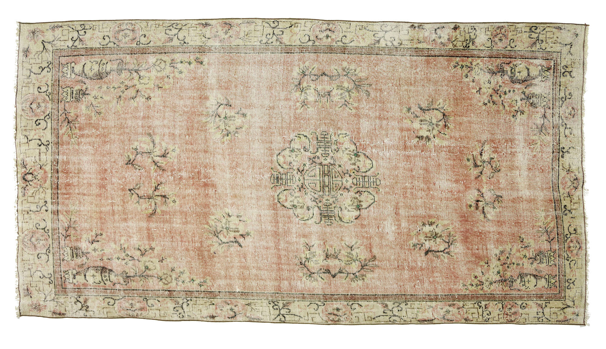 Tapis vintage anatolien fait main 286 cm x 150 cm