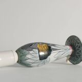 Scandinavian Modern Ceramic Butterfly Motif Table Lamp by Tilgmans, Sweden 1960