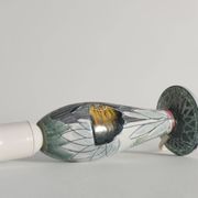 Scandinavian Modern Ceramic Butterfly Motif Table Lamp by Tilgmans, Sweden 1960