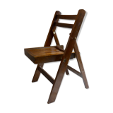Wooden folding child chair