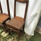 Two lorraine chairs in massive