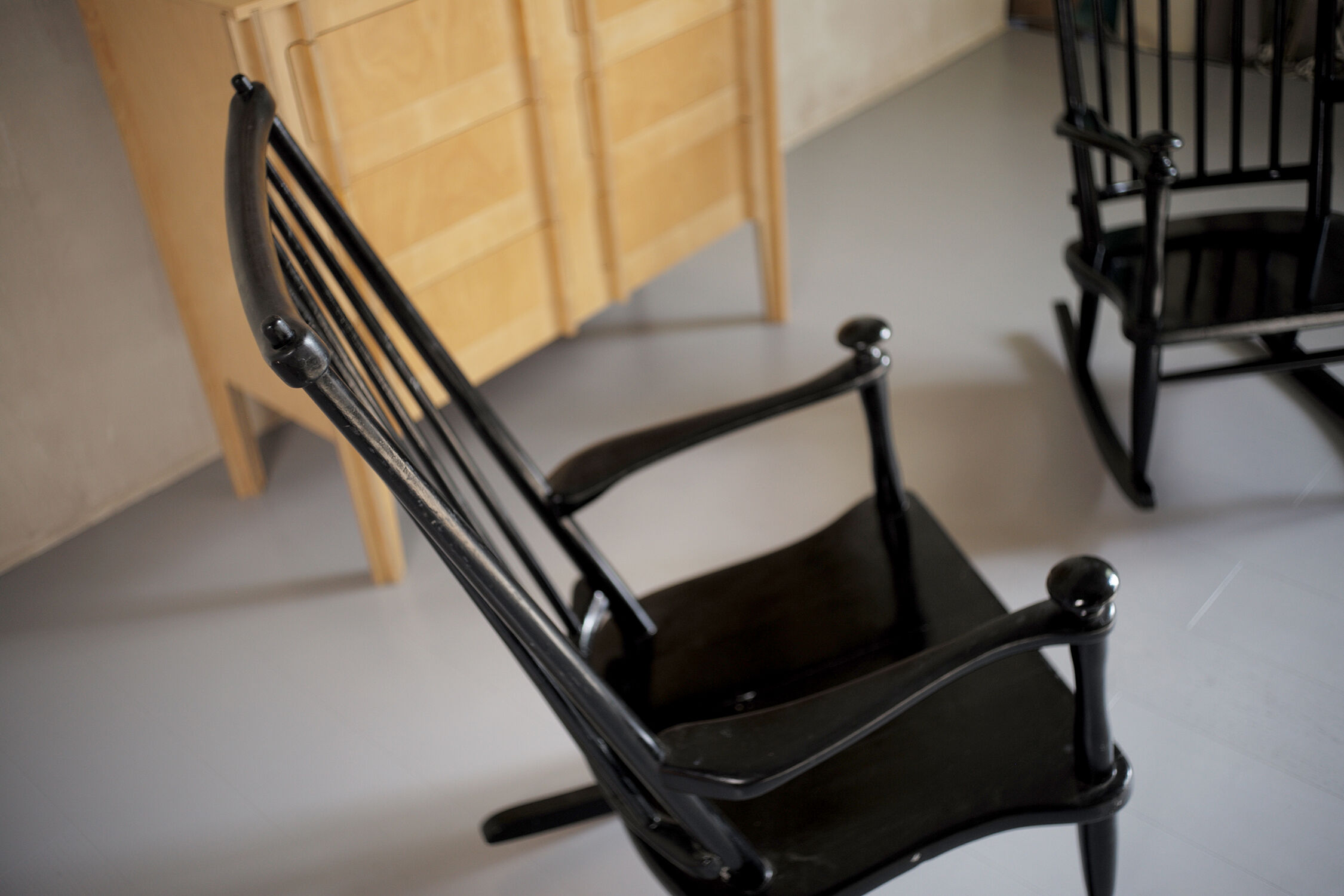 Pair of rocking chairs Scandinavian 1960
