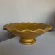XXXL wavy bowl in glazed terracotta 1950 Provence