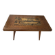 coffee table in marquetry from the 1950s-60s